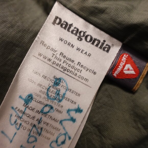 Patagonia Nano Puff Jacket Men’s Small Olive Green Lightweight Outdoor Insulated - Picture 13 of 15